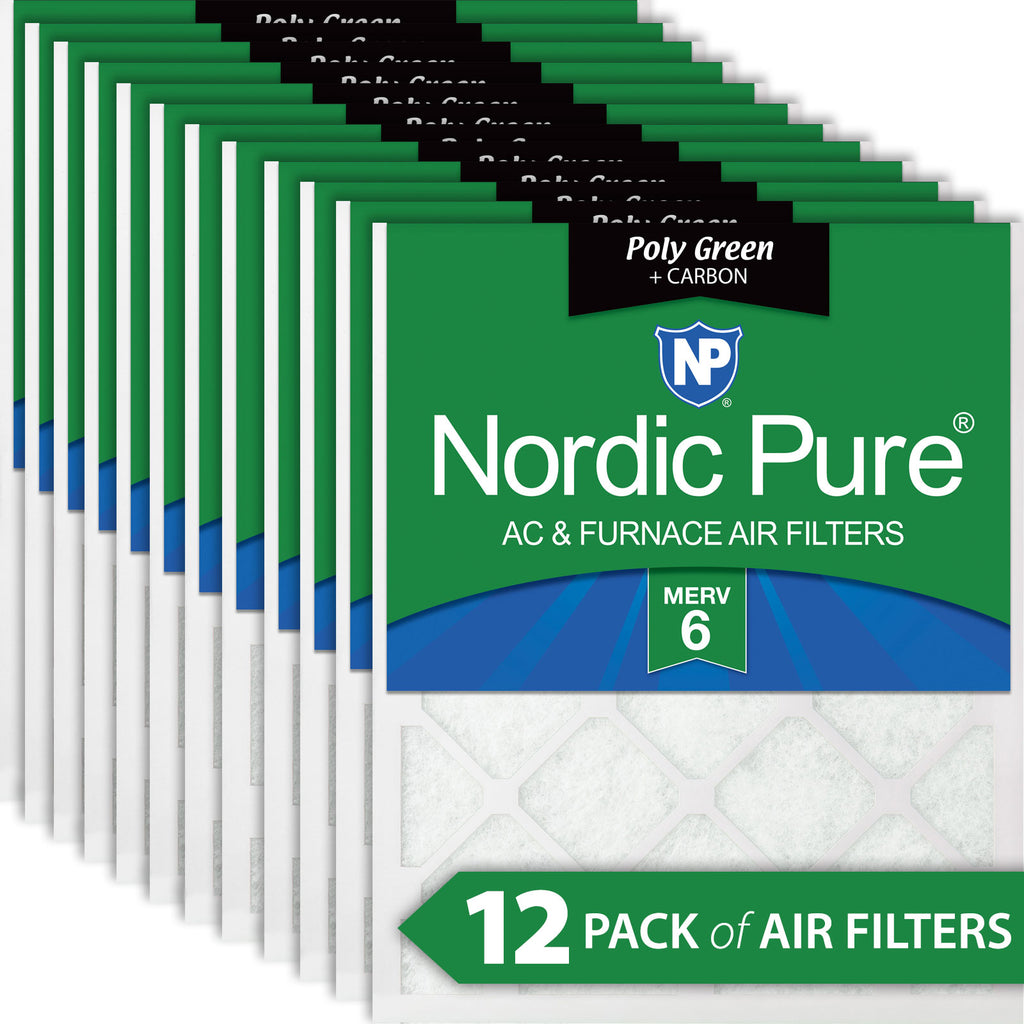 16x16x1 Pure Green Plus Carbon Eco-Friendly AC Furnace Air Filters