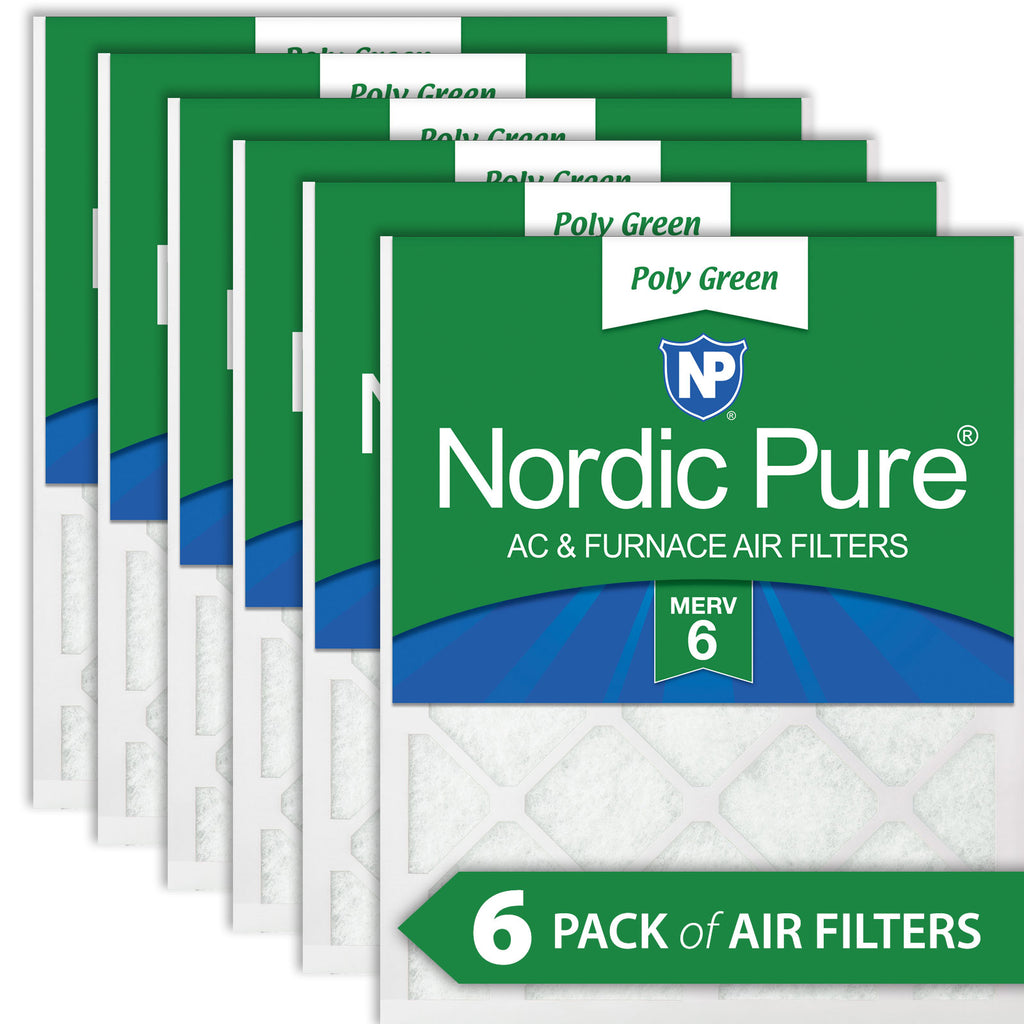 16x25x1 Pure Green Eco-Friendly AC Furnace Air Filters