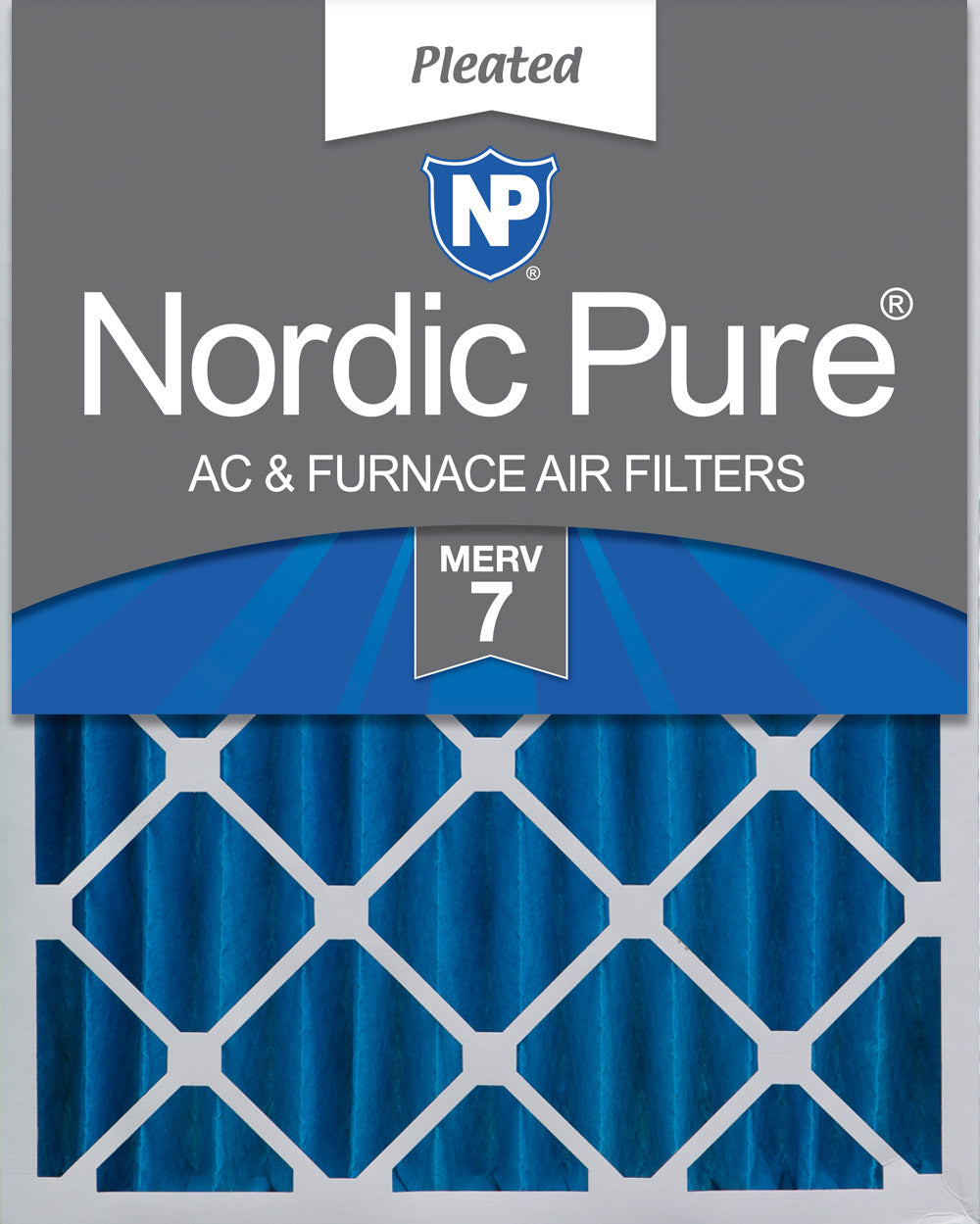 16x25x4 (3 5/8) Pleated MERV 7 Air Filters