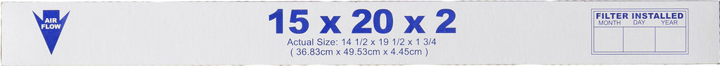 15x20x2 Pleated MERV 8 Air Filters