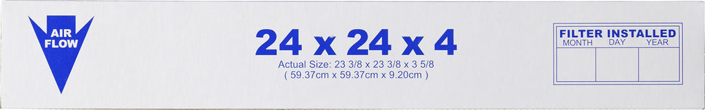 24x24x4 (3 5/8) Pleated MERV 12 Air Filters
