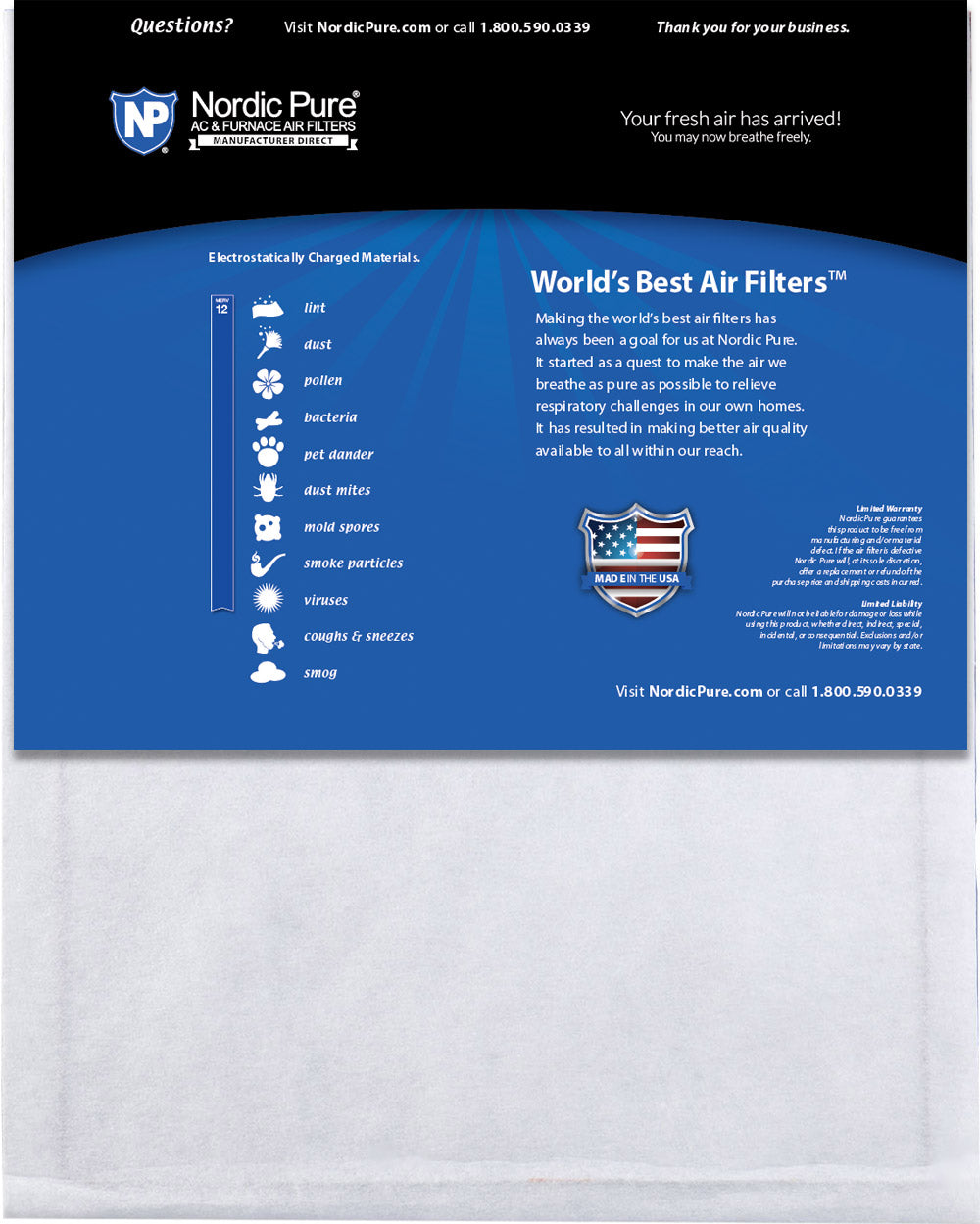 20x25x 1/2 Half Inch Ring Panel MERV 12 Furnace Air Filters