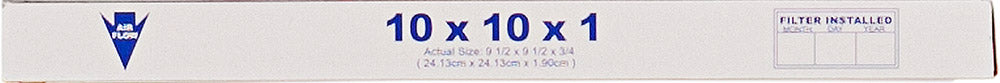 10x10x1 Pleated Air Filters MERV 14 Plus Carbon
