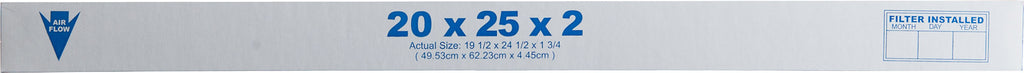20x25x2 Pleated MERV 12 Air Filters