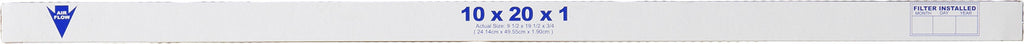 10x20x1 Pleated Air Filters MERV 14 Plus Carbon