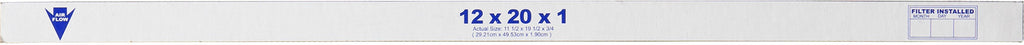 12x20x1 Pleated MERV 12 Air Filters