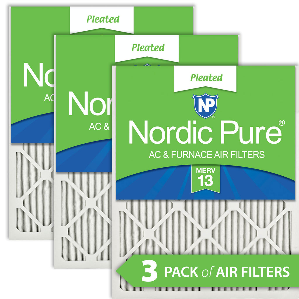 16x30x1 Pleated MERV 13 Air Filters