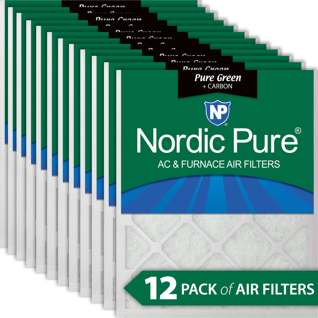 14x25x1 Pure Green Plus Carbon Eco-Friendly AC Furnace Air Filters