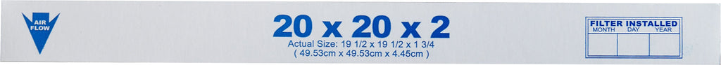 20x20x2 Pleated MERV 8 Air Filters