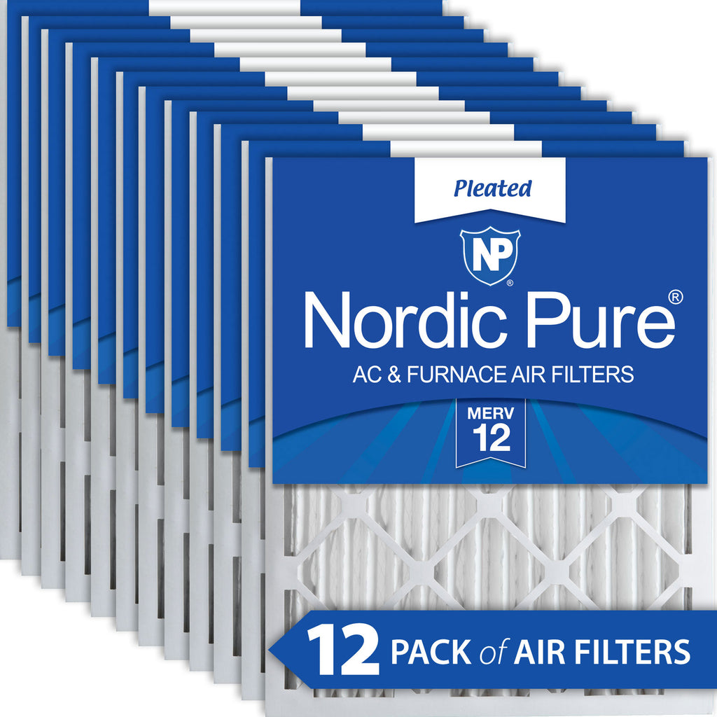 18x25x2 Pleated MERV 12 Air Filters