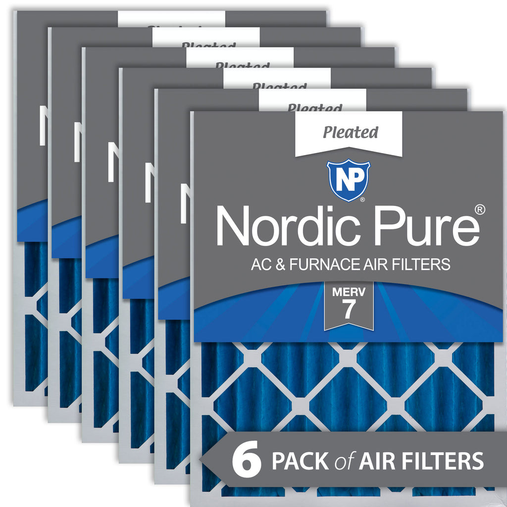 16x25x4 (3 5/8) Pleated MERV 7 Air Filters