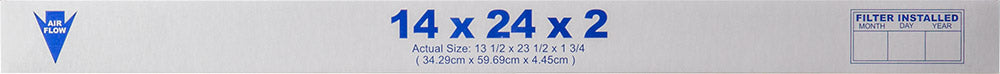 14x24x2 Pleated Air Filters MERV 13 Plus Carbon