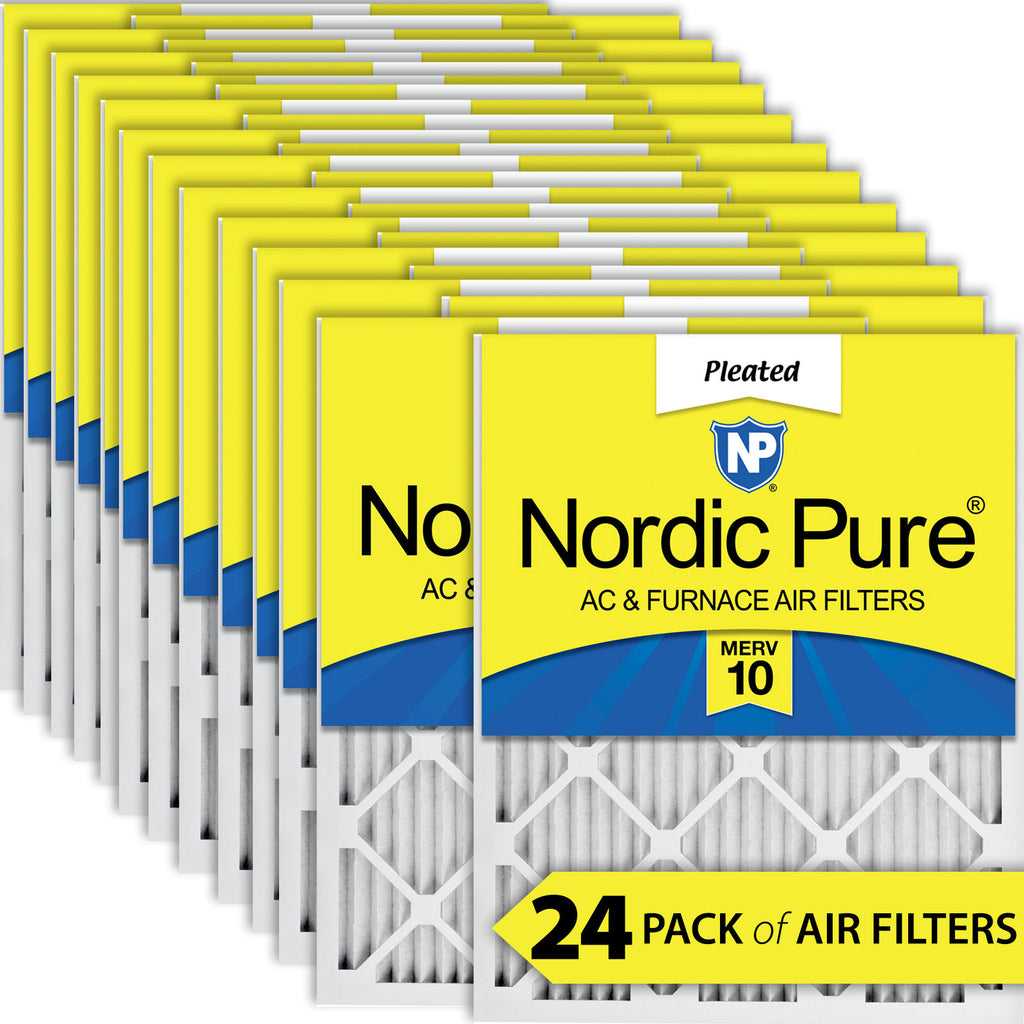 10x24x1 Pleated MERV 10 Air Filters