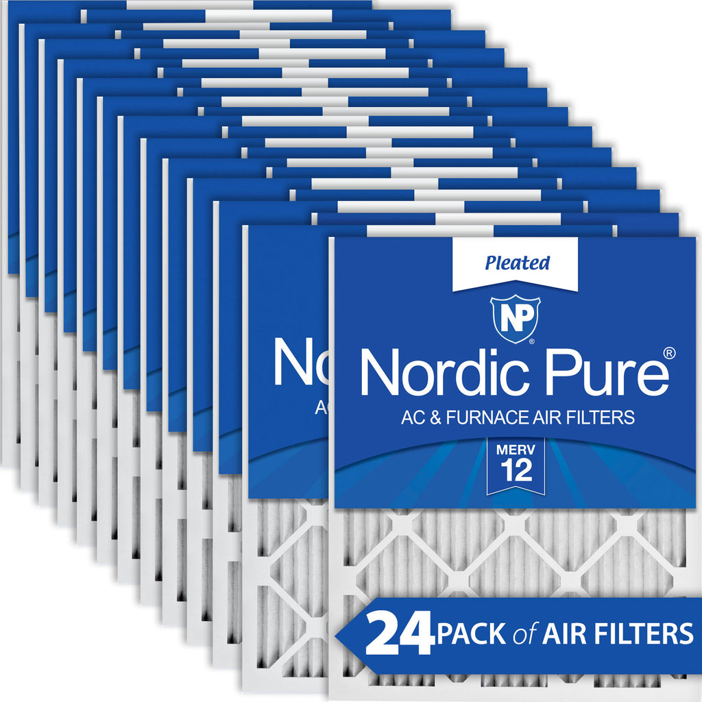 8x20x1 Pleated MERV 12 Air Filters