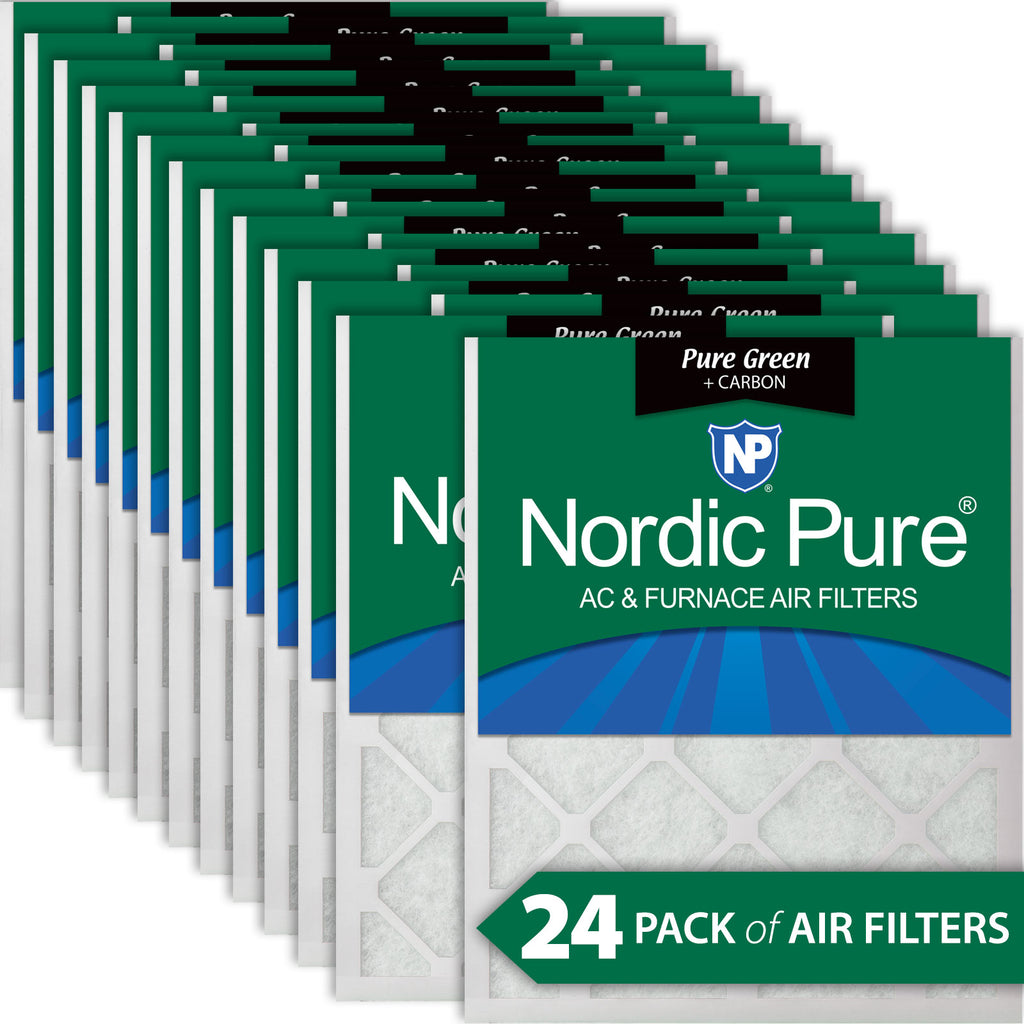12x24x1 Pure Green Plus Carbon Eco-Friendly AC Furnace Air Filters