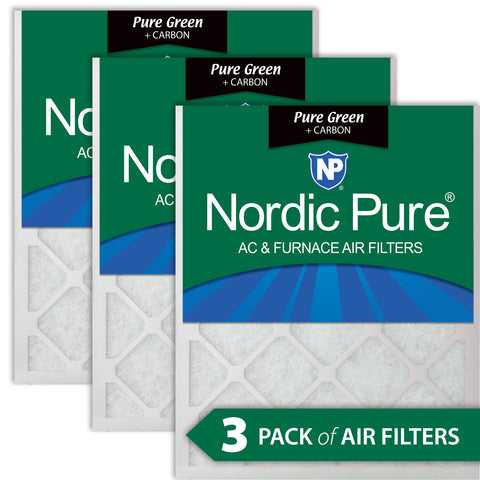 16x16x1 Pure Green Plus Carbon Eco-Friendly AC Furnace Air Filters