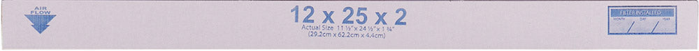 12x25x2 Pleated Air Filters MERV 13 Plus Carbon 