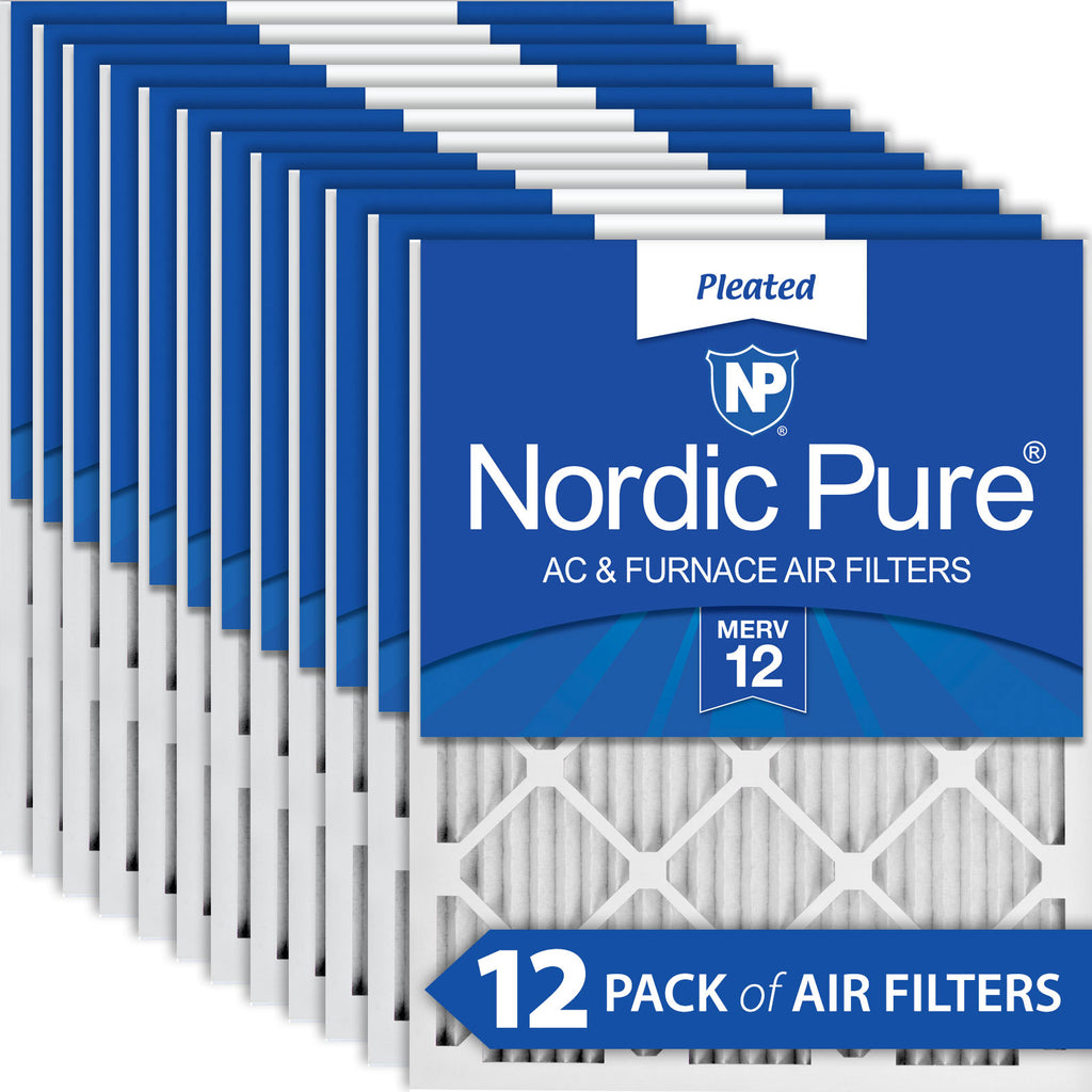 14x25x1 Pleated MERV 12 Air Filters