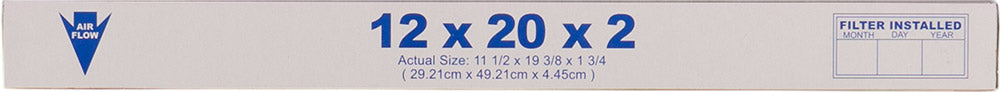 12x20x2 Pleated Air Filters MERV 14 Plus Carbon